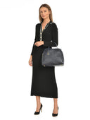 Isabella Rhea Geanta de mana  Miroslava piele naturala Albastru inchis