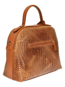 Isabella Rhea Geanta de mana  Miroslava piele naturala coniac