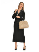 Isabella Rhea Geanta de mana  Miroslava piele naturala Taupe