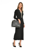 Isabella Rhea Geanta de mana  Miroslava piele naturala Negru