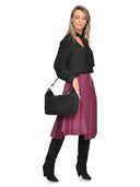 Isabella Rhea Geanta de umar Mili piele naturala Negru