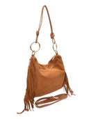 Isabella Rhea Geanta de umar Otilia piele naturala coniac