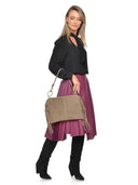 Isabella Rhea Geanta de umar Otilia piele naturala Taupe