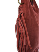 Isabella Rhea Geanta de umar Corinna piele naturala Bordo