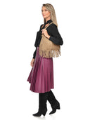 Isabella Rhea Geanta de umar Corinna piele naturala Taupe