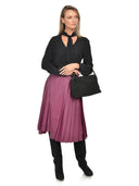 Isabella Rhea Geanta de umar Evelina piele naturala Negru