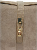 Isabella Rhea Geanta de umar Natalia piele naturala Taupe