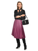 Isabella Rhea Geanta de umar Natalia piele naturala Negru