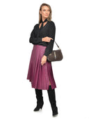 Isabella Rhea Geanta de umar Natalia piele naturala Maro inchis