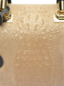 Isabella Rhea Geanta de mana  Floriana piele naturala Taupe