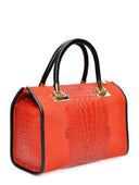 Isabella Rhea Geanta de mana  Floriana piele naturala rosu