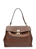 Isabella Rhea Geanta de umar Maia piele naturala Maro