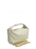Borsa a tracolla Mara, in vera pelle beige
