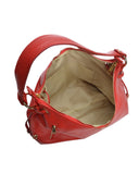 Borsa hobo Mihalea in vera pelle Rossa