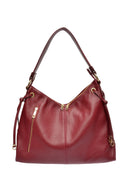 Isabella Rhea Geanta de umar  Mihaela piele naturala Visiniu