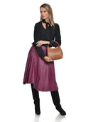 Isabella Rhea Geanta de umar  Mirela  piele naturala coniac