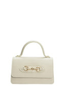 Borsa a tracolla Sandra beige in vera pelle