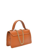 Isabella Rhea Geanta de mana  Sandra piele naturala coniac