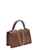 Borsa a tracolla Sandra marrone in vera pelle