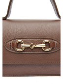 Borsa a tracolla Sandra marrone in vera pelle