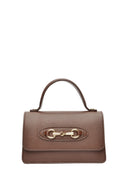 Borsa a tracolla Sandra marrone in vera pelle