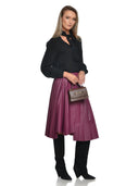 Borsa a tracolla Sandra marrone in vera pelle