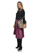 Isabella Rhea Geanta de umar  Monica piele naturala Taupe