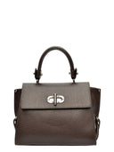 Isabella Rhea Geanta de mana  Paula piele naturala cioccolatiu