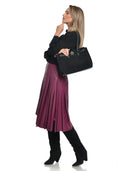 Isabella Rhea Geanta de umar  Rebeca piele naturala Negru