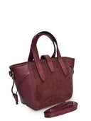 Isabella Rhea Geanta de mana  Teodora piele naturala Bordo