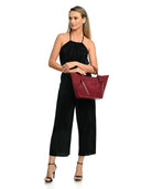 Isabella Rhea Geanta de mana  Virginia piele naturala Bordo