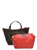 Isabella Rhea Geanta de mana  Virginia piele naturala cioccolatiu