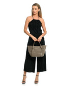 Isabella Rhea Geanta de mana  Virginia piele naturala Taupe