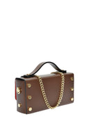 Isabella Rhea Geanta de mana  Isolde piele naturala Maro