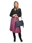 Isabella Rhea Geanta de umar Otilia piele naturala Albastru