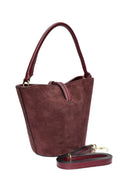 Isabella Rhea Geanta de umar Cecilia piele naturala Bordo