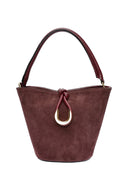 Isabella Rhea Geanta de umar Cecilia piele naturala Bordo