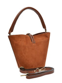 Isabella Rhea Geanta de umar Cecilia piele naturala coniac