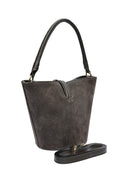 Isabella Rhea Geanta de umar Cecilia piele naturala Maro inchis