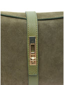 Isabella Rhea Geanta de umar Natalia piele naturala Verde militar