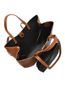 Luisa Vannini Geanta de umar Jovana piele naturala Coniac