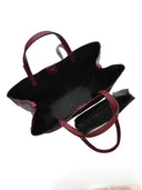 Luisa Vannini Geanta de umar Jovana piele naturala Visiniu