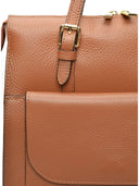 Luisa Vannini Rucsac Margot piele naturala coniac inchis