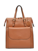 Luisa Vannini Rucsac Margot piele naturala coniac inchis