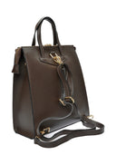 Luisa Vannini Rucsac Margot piele naturala Maro inchis