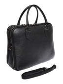 Luisa Vannini Geanta de laptop  Simona piele naturala Negru