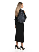 Luisa Vannini Rucsac Lia piele naturala Albastru