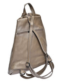 Luisa Vannini Rucsac Lia piele naturala Taupe