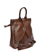 Luisa Vannini Rucsac Henrietta piele naturala Maro