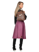 Luisa Vannini Rucsac Henrietta piele naturala Maro